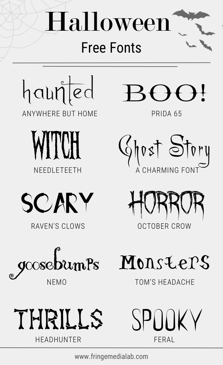 halloween font procreate free